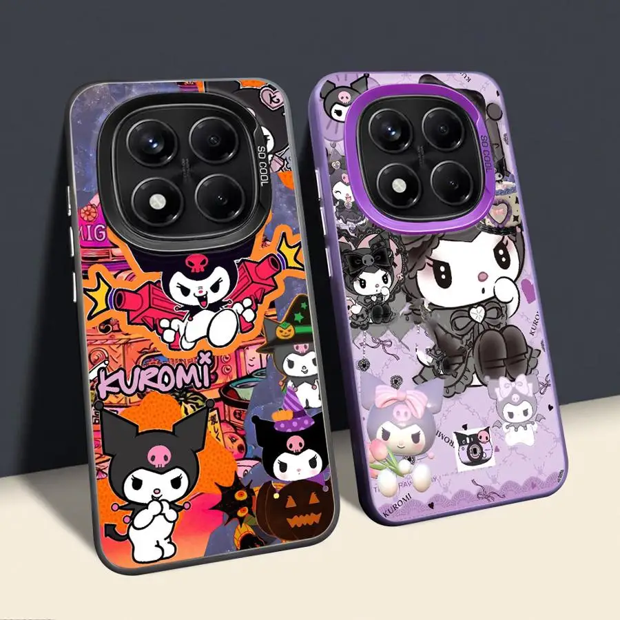 Melody Kuromi-funda bonita para Xiaomi Redmi Note 12s 11s 10s 9s 10Lite 14 Pro Plus 13 12 11, funda trasera para teléfono