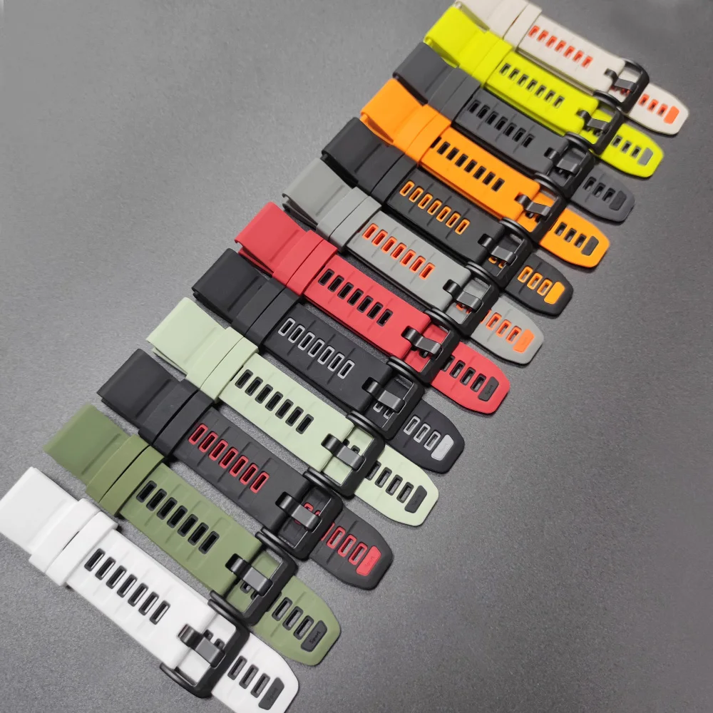 Correa de reloj Fenix8 1:1 para Garmin Fenix 8 Pro 47mm 51mm E 7 7X 6 6X 5 5X/Epix Pro/Enduro 3/970 QuickFit 22mm 26mm correa de silicona - imagen 4