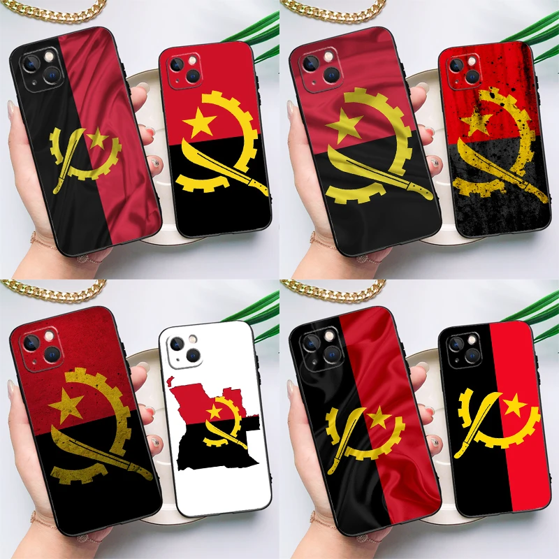 Funda con bandera de Angola para Samsung Galaxy M31 M21 M11 M14 M54 M13 M23 M16 M20 M34 M52 M32 M12 M36 M56 M15 M55