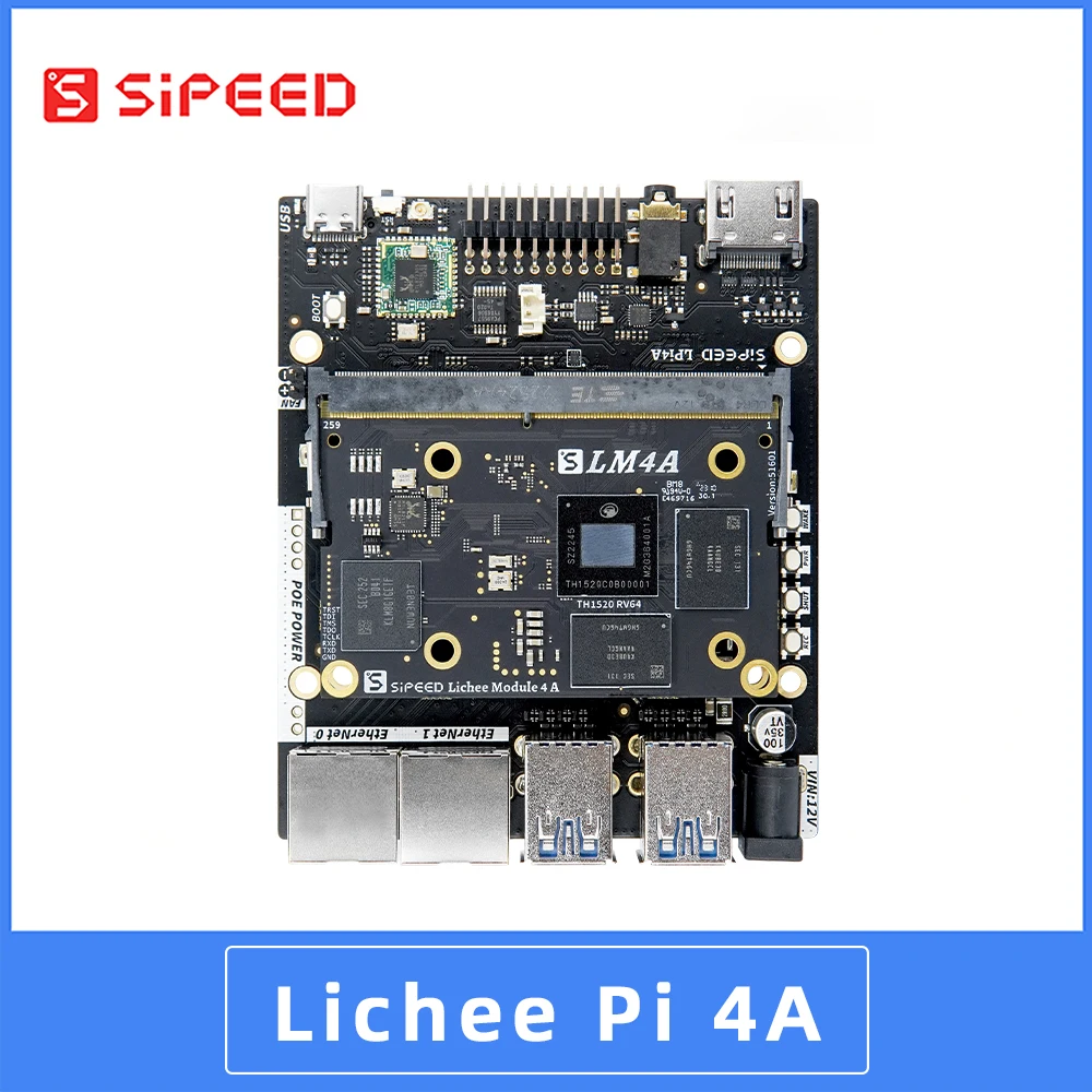 Placa de desarrollo Sipeed LicheePi 4A Risc-V TH1520 Linux SBC