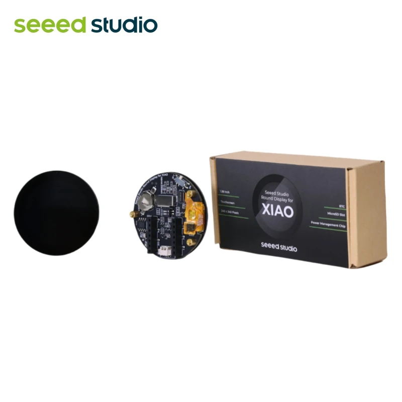 Pantalla redonda ESP32 S3 C3 para XIAO-pantalla táctil redonda de 1,28 pulgadas, 240 × 240, 65k colores, RTC, IC de carga, ranura para tarjeta TF - imagen 4