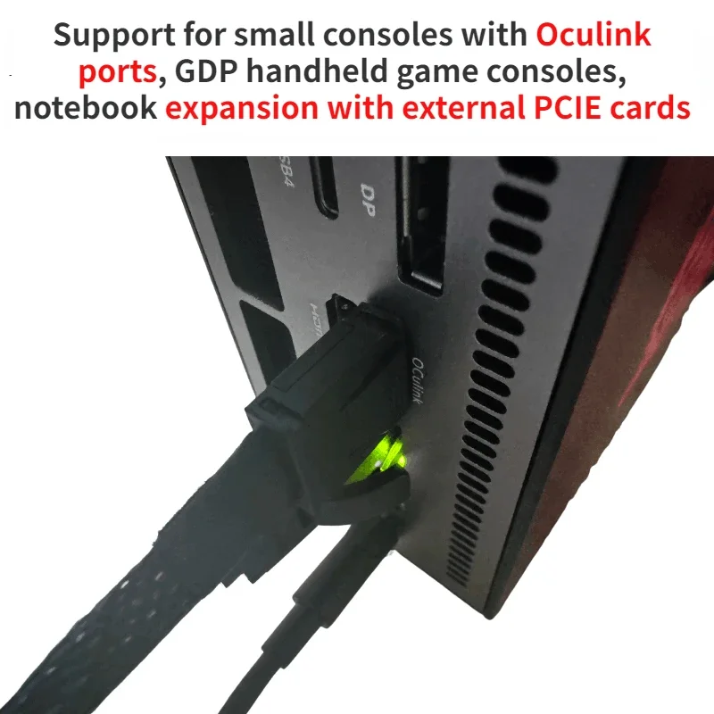Tarjeta gráfica externa para ordenador portátil, adaptador de tarjeta de expansión eGPU para Oculink / M.2 NVMe, PCI-E 4,0 X4 Gen4 GDP NUC ATX SFX - imagen 5