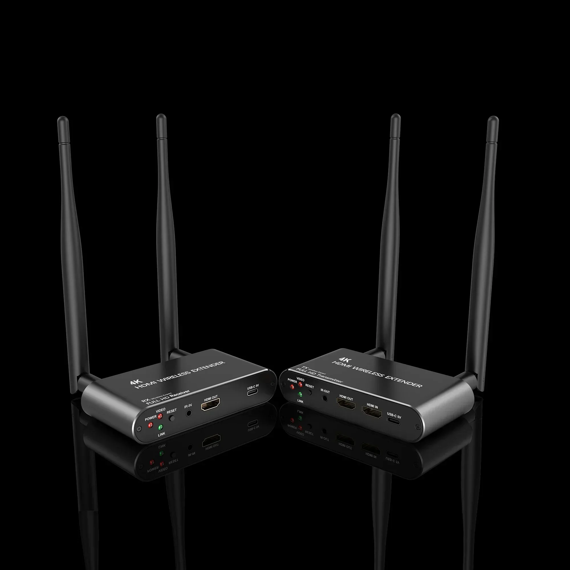 Extensor HDMI inalámbrico 4K, transmisor y receptor de vídeo, pantalla compartida de 200m para cámara, portátil, PC, Monitor de TV, proyector - imagen 3