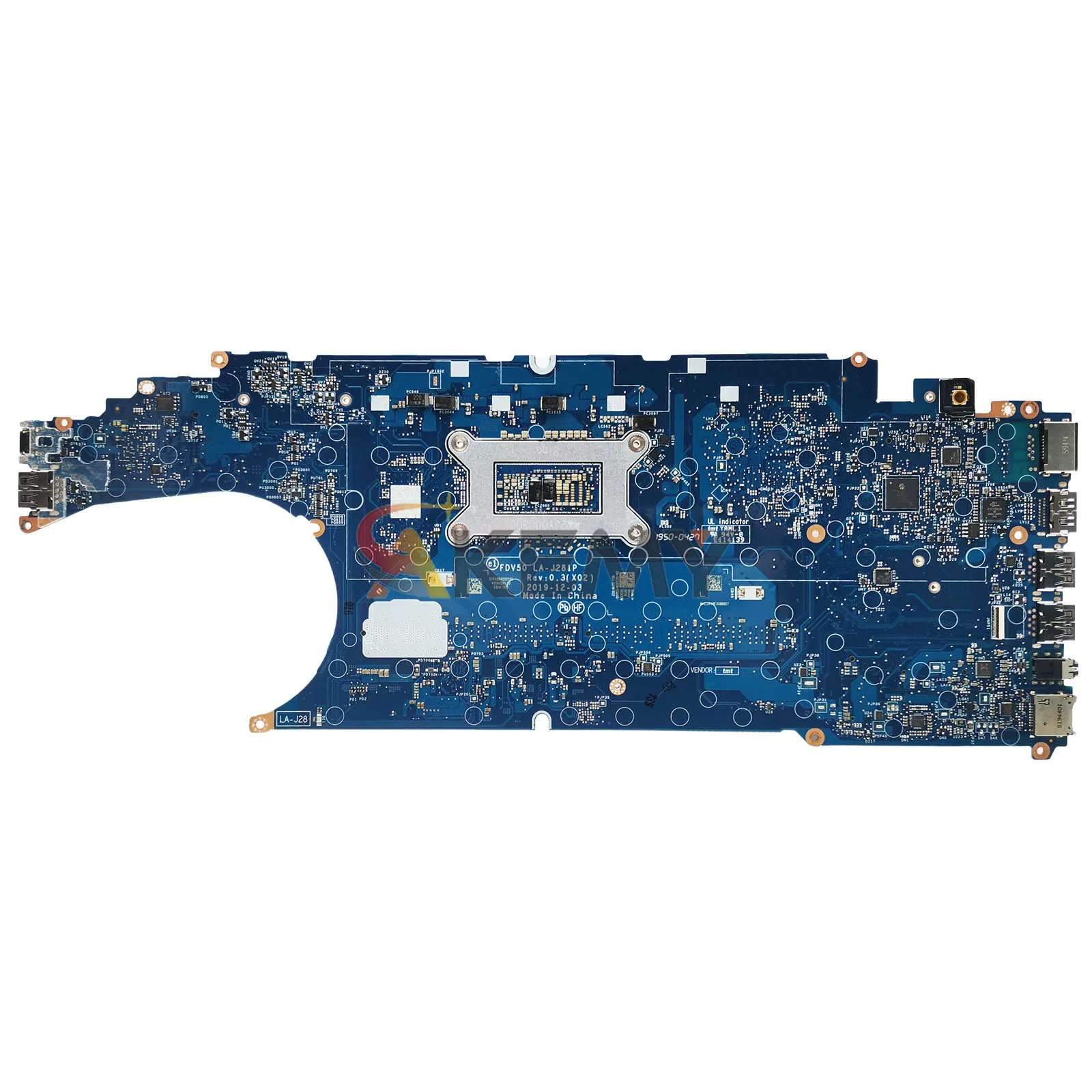 Para la placa base del ordenador portátil Dell 5511 FDV50 LA-J281P con I5 I7 10. ° CPU CN-09XKR8 CN-093YRG CN-0JK8G1 CN-0C33CM 100% probado OK - imagen 2