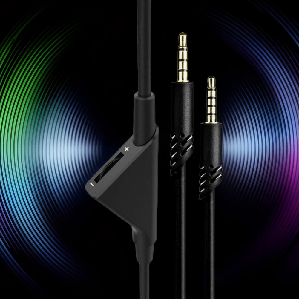 Cable de Audio de 2,0 M/6,5 pies con Control de volumen Cable de auriculares para PC PS4 Etc Cable de auriculares para auriculares Astro A10 A30 A40 A50 - imagen 4