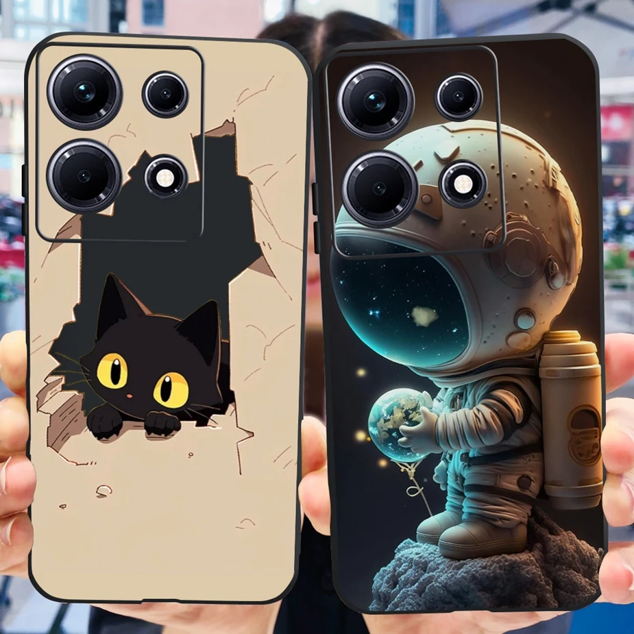 Para Infinix Note 30 Pro Funda Note 30i Linda funda pintada de moda Funda de silicona suave para Infinix Note 30 VIP Note30 Note30i Funda - imagen 4