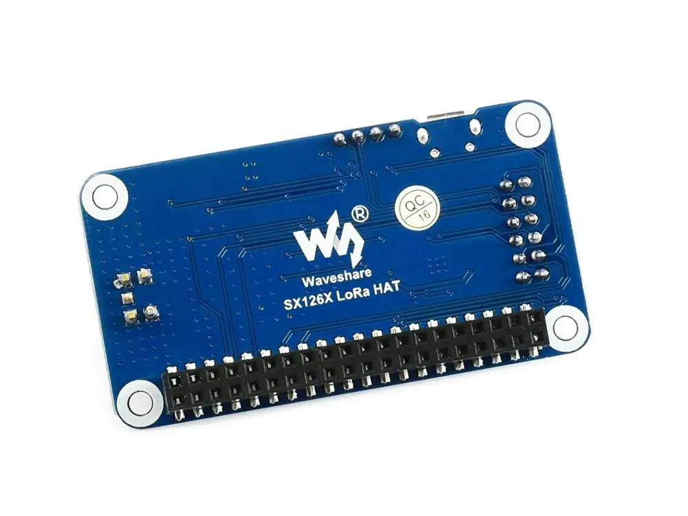 Waveshare SX1262 LoRa HAT para Raspberry Pi, modulación de espectro extendido, banda de frecuencia de 868 MHz - imagen 4