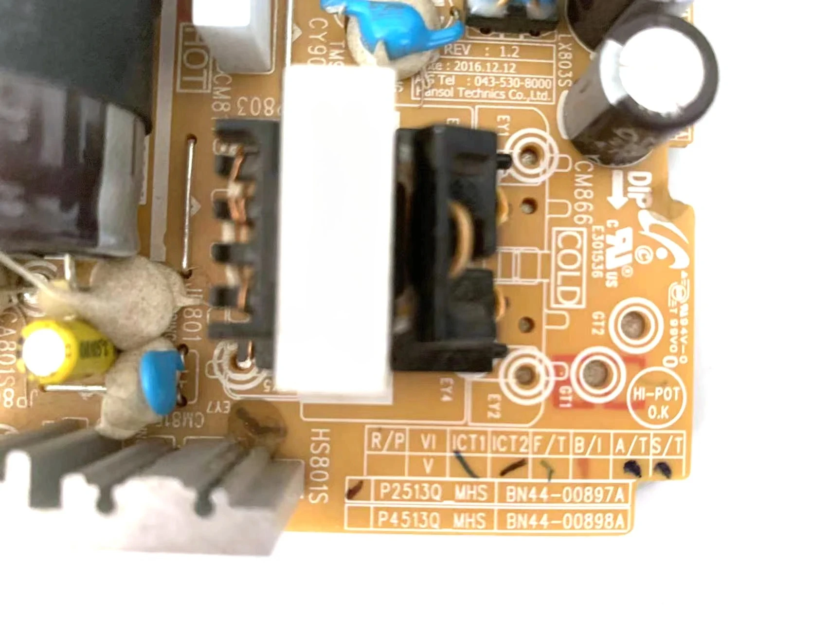 Placa de alimentación BN44-00898A p2513q _ MHS, para QN65Q7CDMF, QN65Q7FAMF, QN75Q75FMF, UN65LS003AF, QN55Q7FAMF, UN55LS003AF, TV Box, BN44-00897A - imagen 2