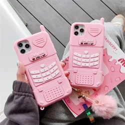 Funda Silicona iPhone Infantil Corazón Rosa Antigolpes Suave