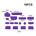 16pcs purple