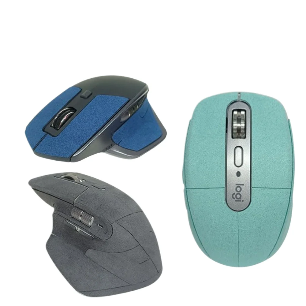 2 juegos de pegatinas de ratón para Logitech MX Master3/3S, pegatina antideslizante absorbente de sudor de piel con tapa, todo incluido - imagen 2