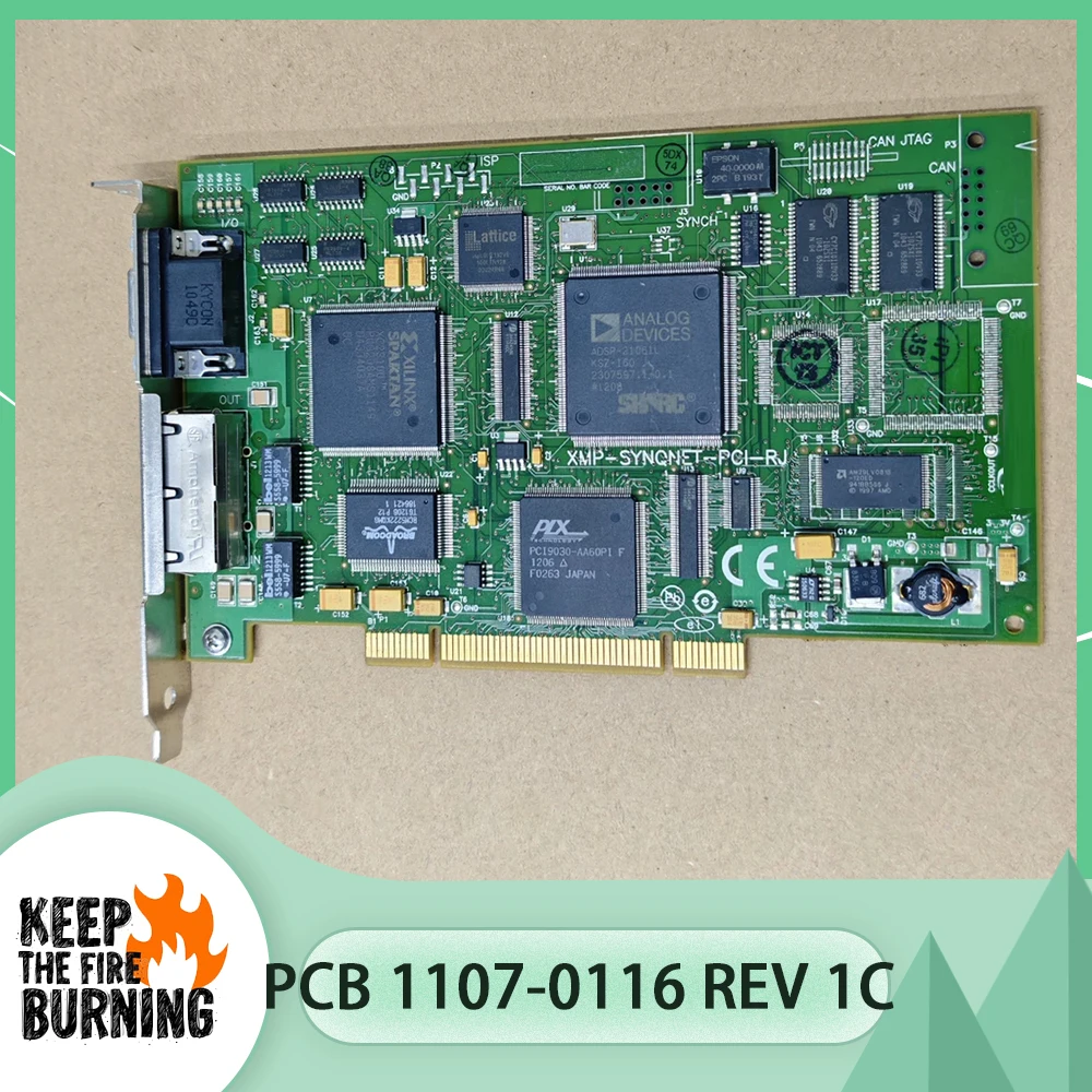 Tarjeta de colección XMP-SYNQNET-PCI-RJ PCB 1107-0116 REV 1C - imagen 2