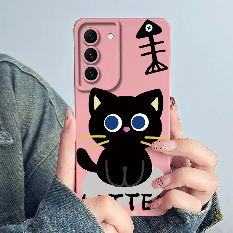 Funda para Samsung Galaxy S22 S22Plus lindos dibujos animados de astronauta Funda de silicona suave Funda duradera para Galaxy22 Plus fundas S 22 - imagen 3