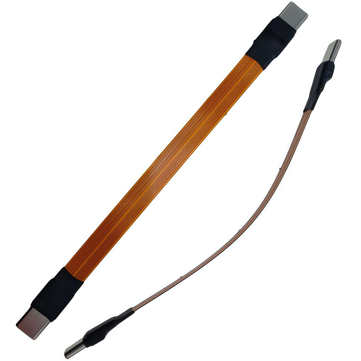 USB4 macho función completa PD240W doble TYPE-C macho a macho FPC Cable suave Cable plano Thunderbolt 40GB 2025 nuevo