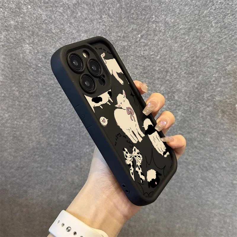 Funda de teléfono de silicona Angel Sheep para Xiaomi Redmi Note 14 13 12 Pro Plus 12S 12 11S 11 10S Redmi 13C cubierta suave de caramelo a prueba de golpes - imagen 4