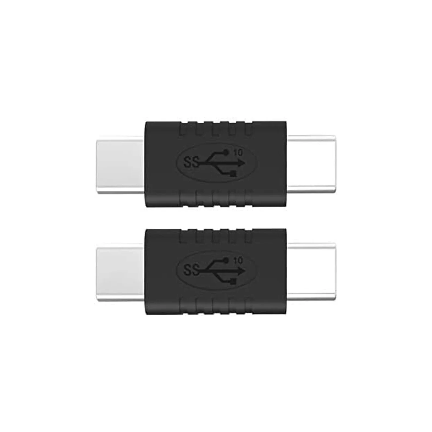 Adaptador USB C macho a macho, extensor de conector tipo C de 2 paquetes, carga PD de 60W, vídeo 4K, transferencia de datos de 10Gbps para ordenadores portátiles, teléfono - imagen 5