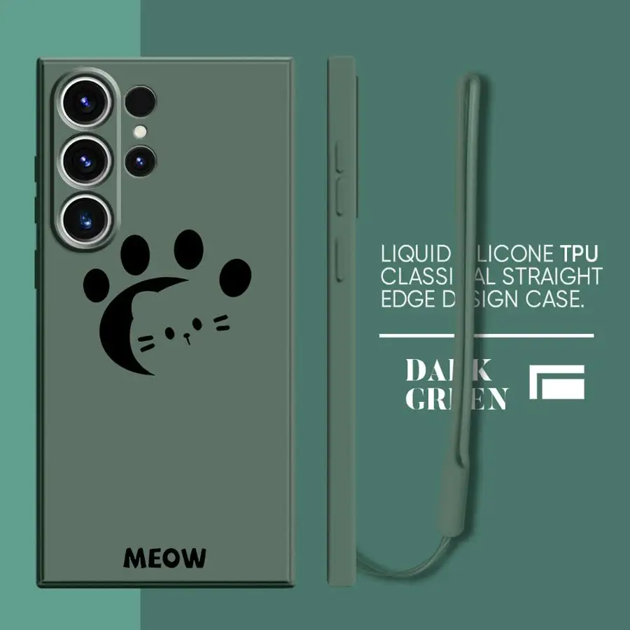 Funda suave para teléfono Samsung Galaxy S21 Plus Note 20 10 Ultra S24 FE S25 Edge S20 S22 Ultra S23 con huella bonita y perro - imagen 3