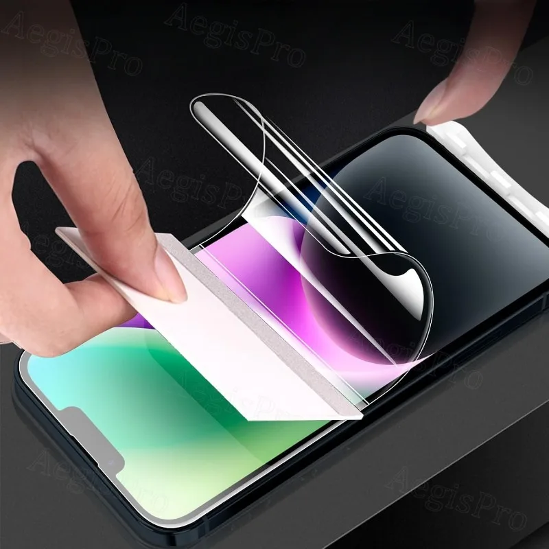 Película protectora de hidrogel Ultra transparente 5p para OPPO Reno 14 Pro/13/Reno12 Pro/11Pro/10Pro Series película suave antiarañazos sensación suave - imagen 2