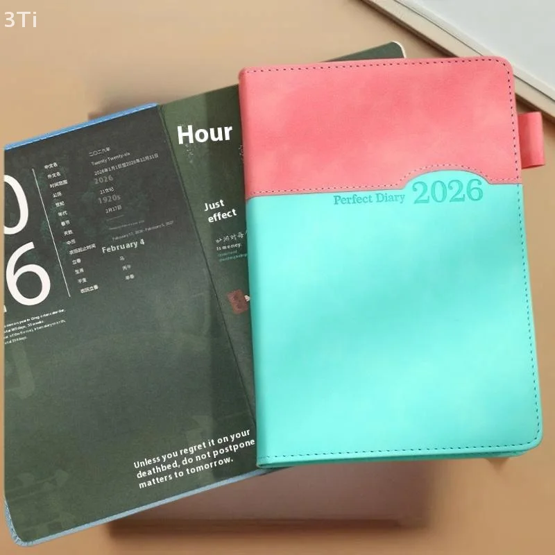 Bloc de notas planificador anual en inglés; Tamaño A5, papel grueso duradero para una planificación organizacional óptima - imagen 3