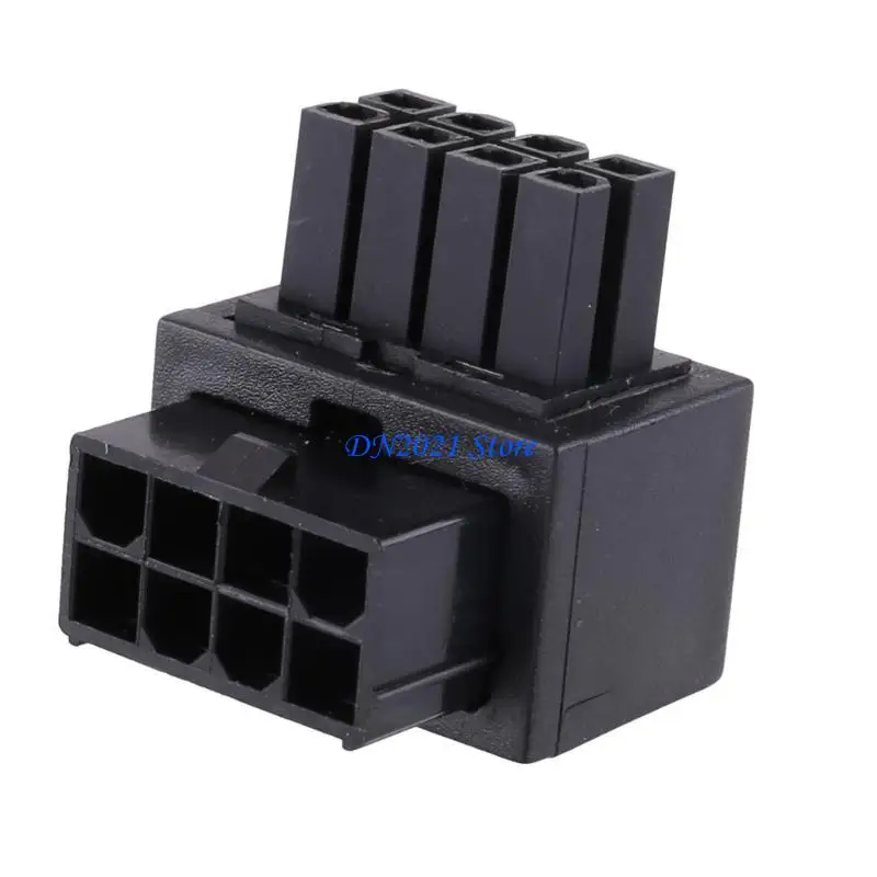 Placa base F3KE CPU 8 pines a conector adaptador corriente macho 8 pines en ángulo 90° - imagen 5