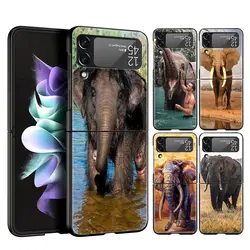 Funda Samsung Galaxy Z Flip 3/4/5 5G Negra con Elefante