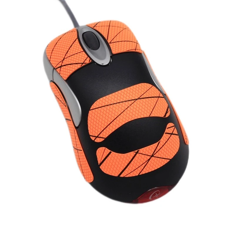 1 Juego de pegatinas antideslizantes para ratón, cinta antisudor antideslizante para ratón óptico Microsoft IntelliMouse IO1.1, textura exquisita - imagen 3