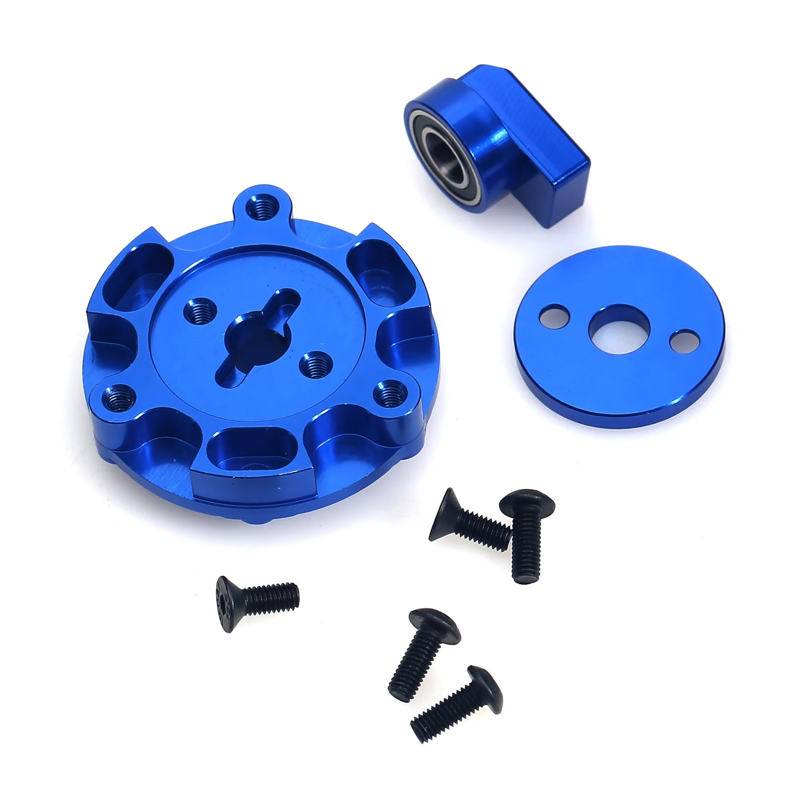 Kit de adaptador de engranaje recto de aleación de aluminio de repuesto, piezas de actualización para Traxxas x-maxx XRT 8S RC, accesorios de coche, azul oscuro, 1 Juego