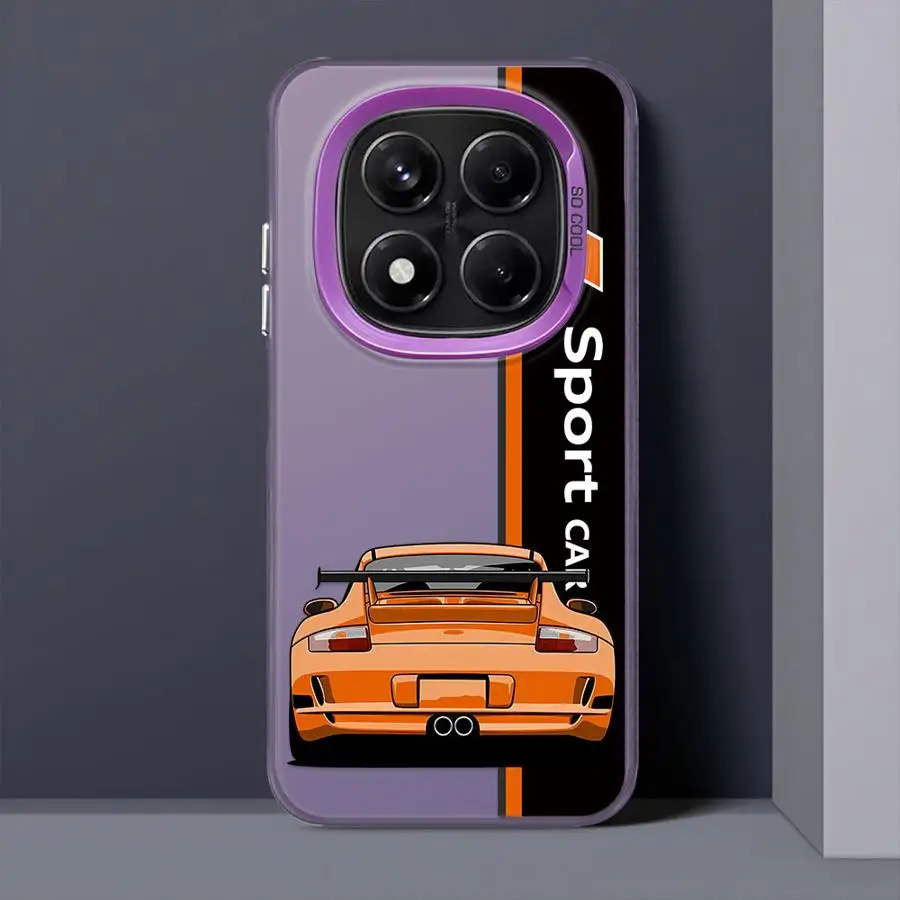 Funda trasera de teléfono para Xiaomi Redmi Note 13 12 11 12s 9s 10s 10Lite 14 Pro Plus 11s Sport Car - imagen 2