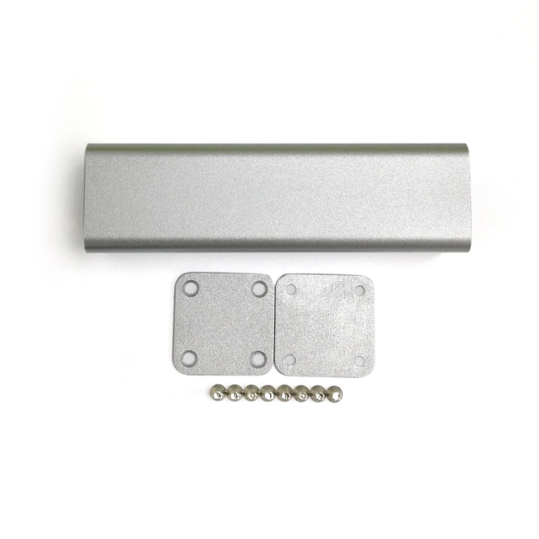 Carcasa de aleación de aluminio para proyectos eléctricos, carcasa de energía pequeña, bricolaje, plata, 32x32x100mm - imagen 4