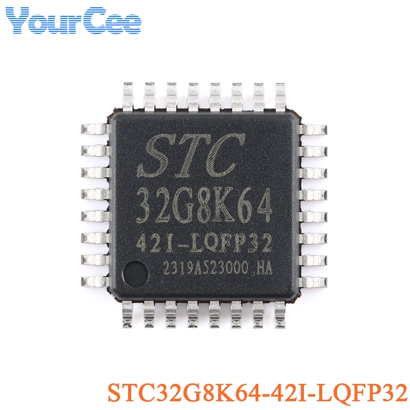 2 uds STC32G8K64-42I LQFP32 LQFP48 STC32G8K64 Chip microcontrolador 32 bits 8051 Core - imagen 2