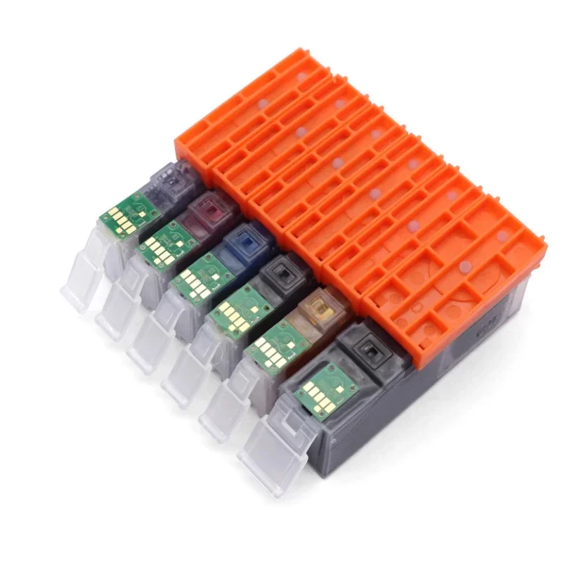 Adecuado para cartucho de tinta de impresora Canon PIXMA TS8750 TS8751 PGI-530 CLI-531 cartucho de tinta de color negro - imagen 5