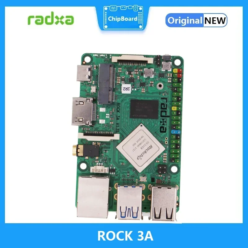 Radxa ROCK 3A Quad-core 64bit A-rm Rockchip RK3568 SoC 4K Raspberry Pi Reemplazo - imagen 5
