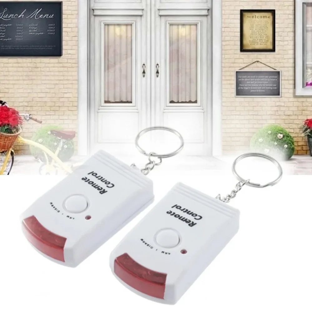 Mini alarma inalámbrica con control remoto, Detector de Sensor de movimiento infrarrojo IR y sirena ruidosa de 105dB para seguridad del hogar, antirrobo - imagen 2