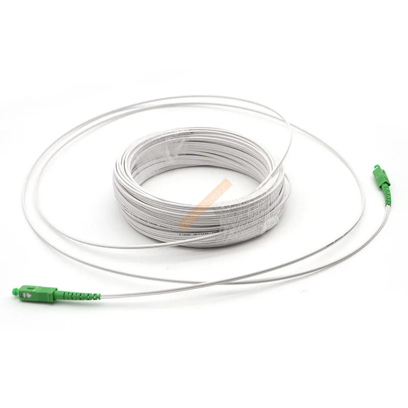 Cable de fibra óptica APC SC a SC, Cable de extensión interior de 1 núcleo, modo único óptico, Cable de parche de conversión simple, 3M/5M/10M/15M/20M/30M - imagen 4