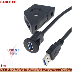 Cable USB 3.0 Panel Empotrable - Resistente Agua Coche Motocicleta Barco