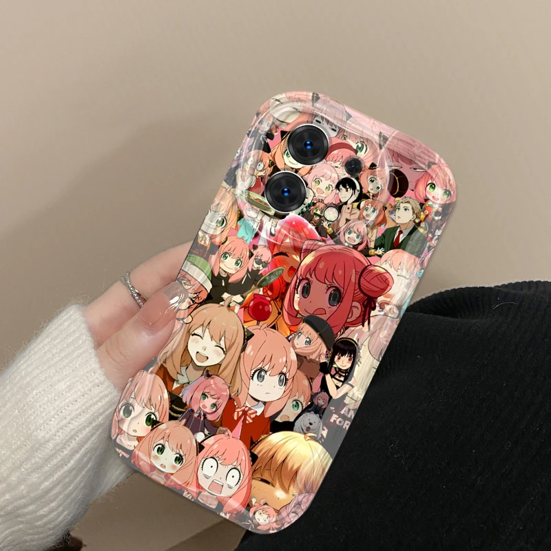 SPY X FAMILY Anime Cartoon Art para Xiaomi Redmi Note 13 12 12S 11S 11 10 9 8 10A 9C 9T Pro Plus 5G Wave Oil Cover - imagen 4