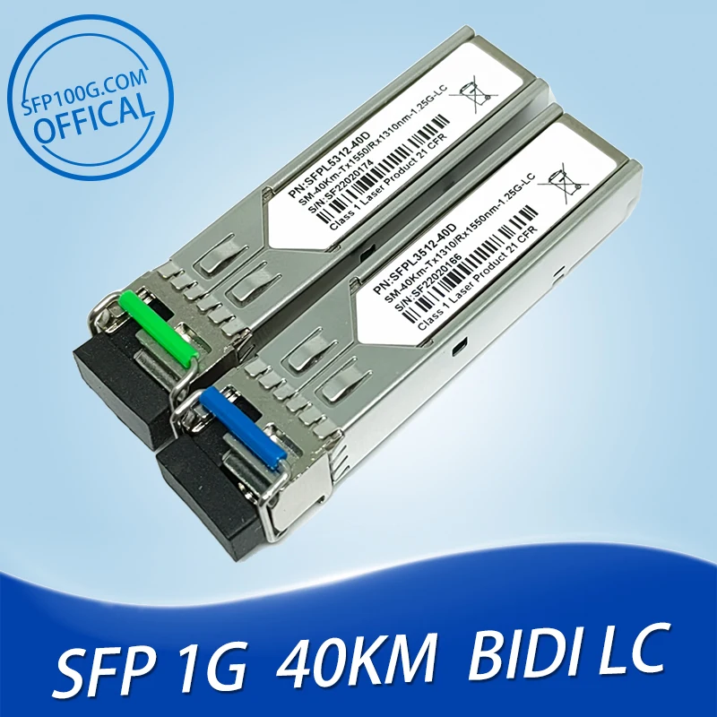 Módulo LC SFP de 1Gb Transceptor óptico de fibra Bidi único Gigabit 3-80km Compatible con Arista/Extreme/Mikrotik/Cisco Wwitch - imagen 4
