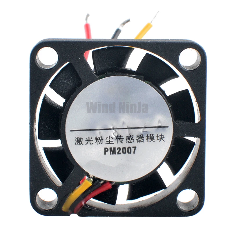 Ventilador de refrigeración de 2,5 cm, 25mm, 25x25x7mm, DC3V, 5V, 3 líneas, 5700rpm, microventilador de refrigeración ultrafino para sensor de polvo láser PM2007, UAV VR - imagen 3