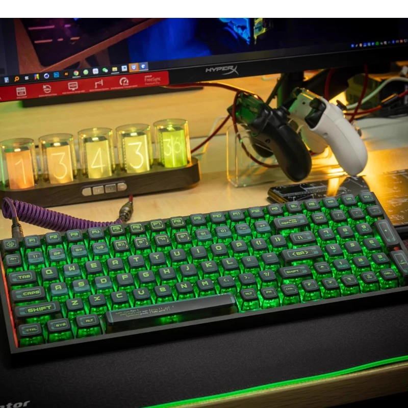 Juego de teclas temáticas PBT ASA transmisión 108 teclas personalizadas originales hechas a mano para accesorios de teclado mecánico - imagen 4