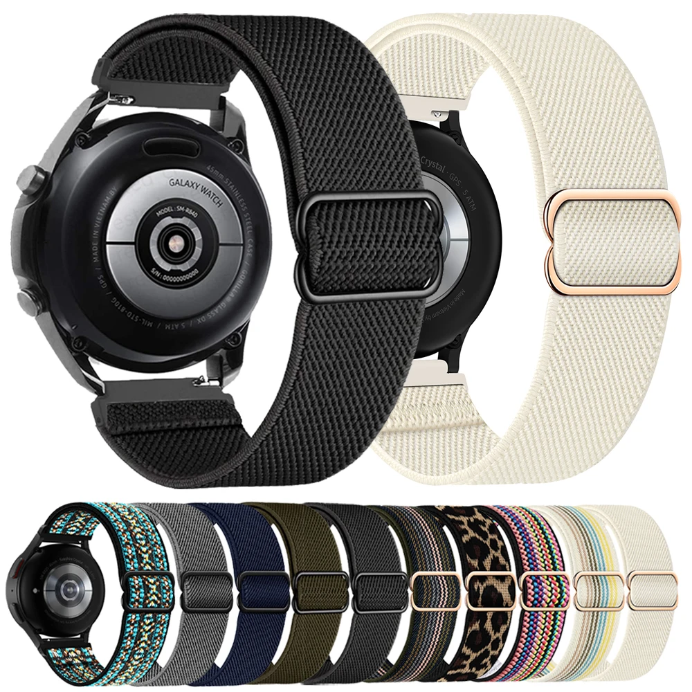 Correa de bucle trenzado para reloj Garmin Venu 3, 2, Forerunner 255, 265, Vivoactive, 20, 22mm, Correa de nailon para HUAWEI GT 5, 4, 46mm