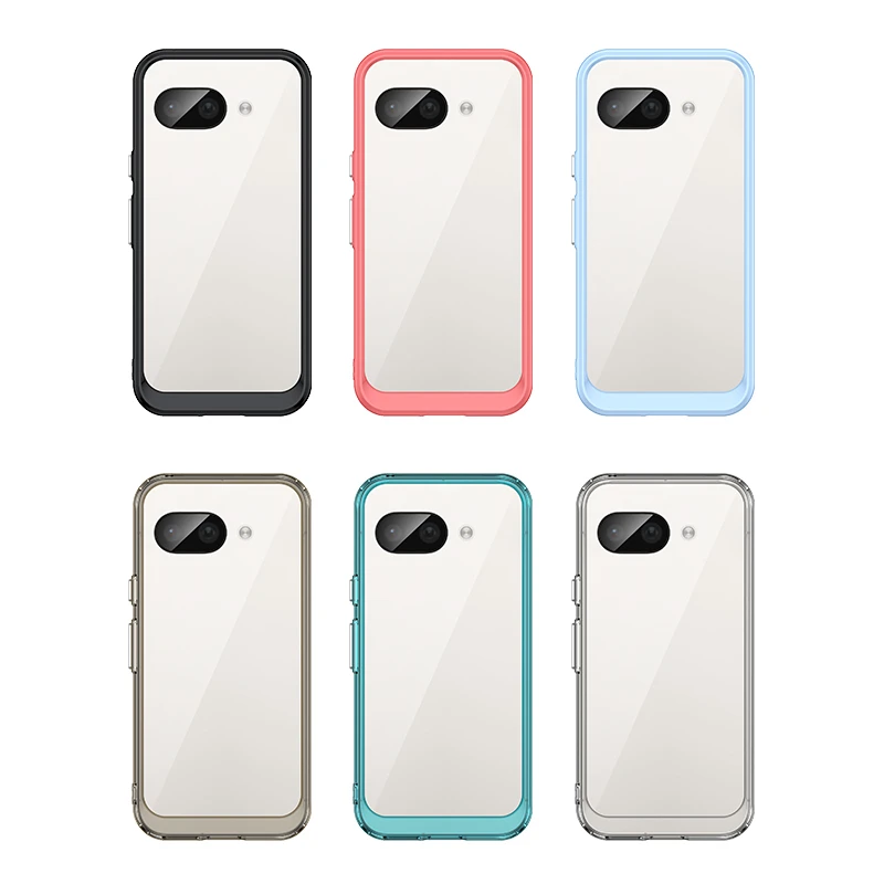 Para Google Pixel 9A funda Pixel 9A Capas a prueba de golpes teléfono parachoques trasero transparente Multicolor Fundas Pixe 9A Pixel9A - imagen 3