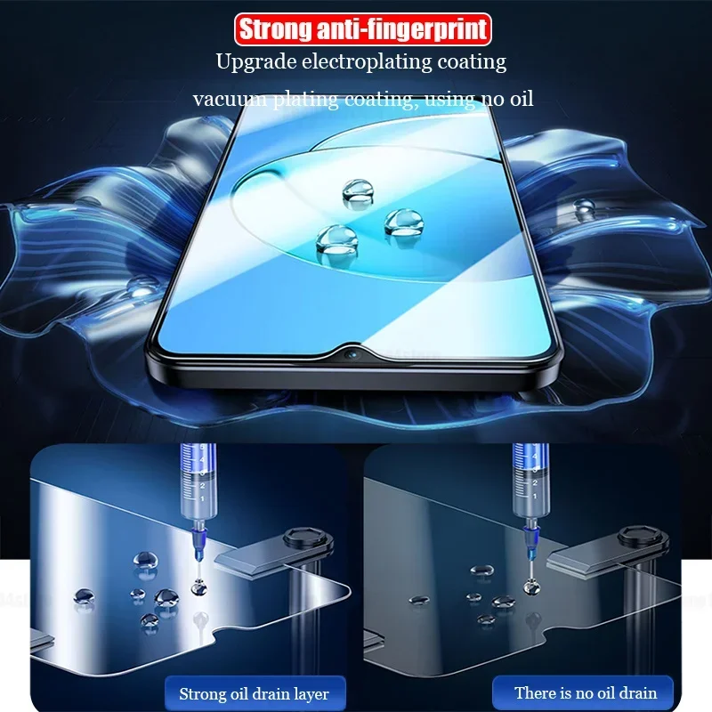 Protector de pantalla de vidrio templado para Samsung Galaxy, A54,A05,A04,A14,A24,A34,A13,A23,A33,A53,A73,A02,A03,A12,A13,A22,A32,A52,A51, 4 unidades - imagen 4