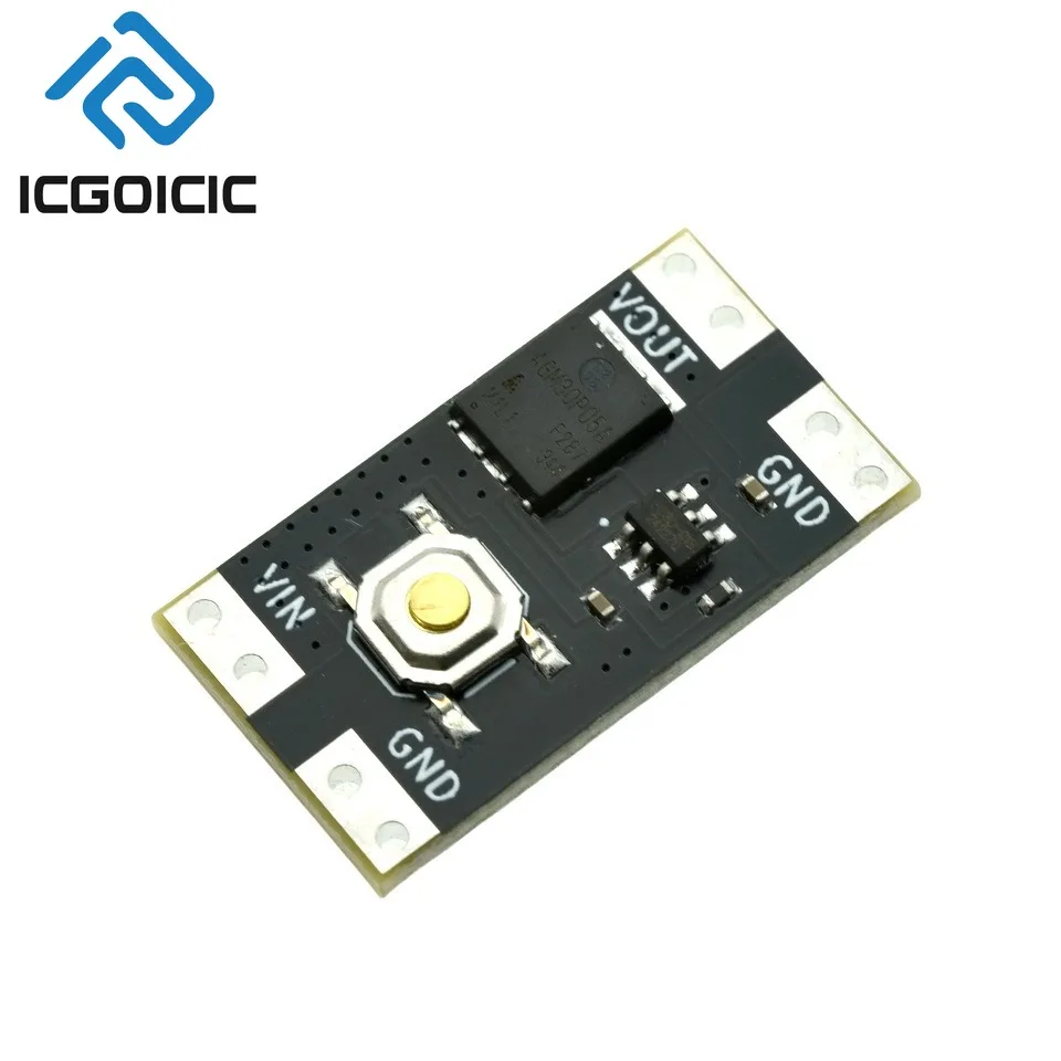 1-10 Uds XL-10AL XL-10AH botón de enlace único biestable Micro módulo de interruptor de una sola tecla 3,5-5,4 V 4,5-26V 300nA 1,3uA carga 10A baja potencia - imagen 3