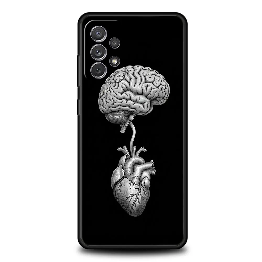 Funda de teléfono médica con corazón creativo para Samsung A51 A71 A21S A17 A11 A15 A25 A23 A33 A53 A73 A07 A03S A05S A13 A35 A55 5G - imagen 5
