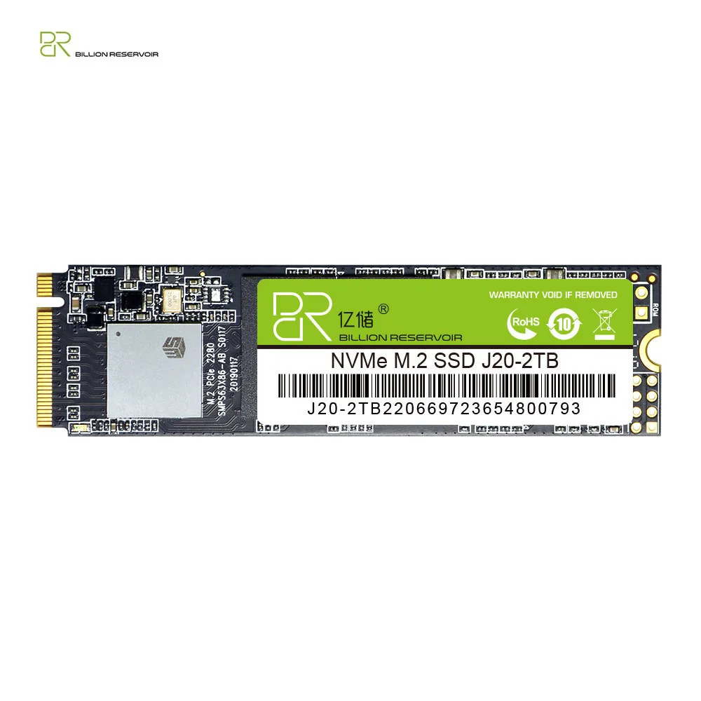 BR SSD 512GB 1TB NVMe M2 PCIe3 * 4 SSD Unidad de estado sólido M.2 2280 Disco duro Disco de estado sólido interno para computadora portátil de escritorio - imagen 4