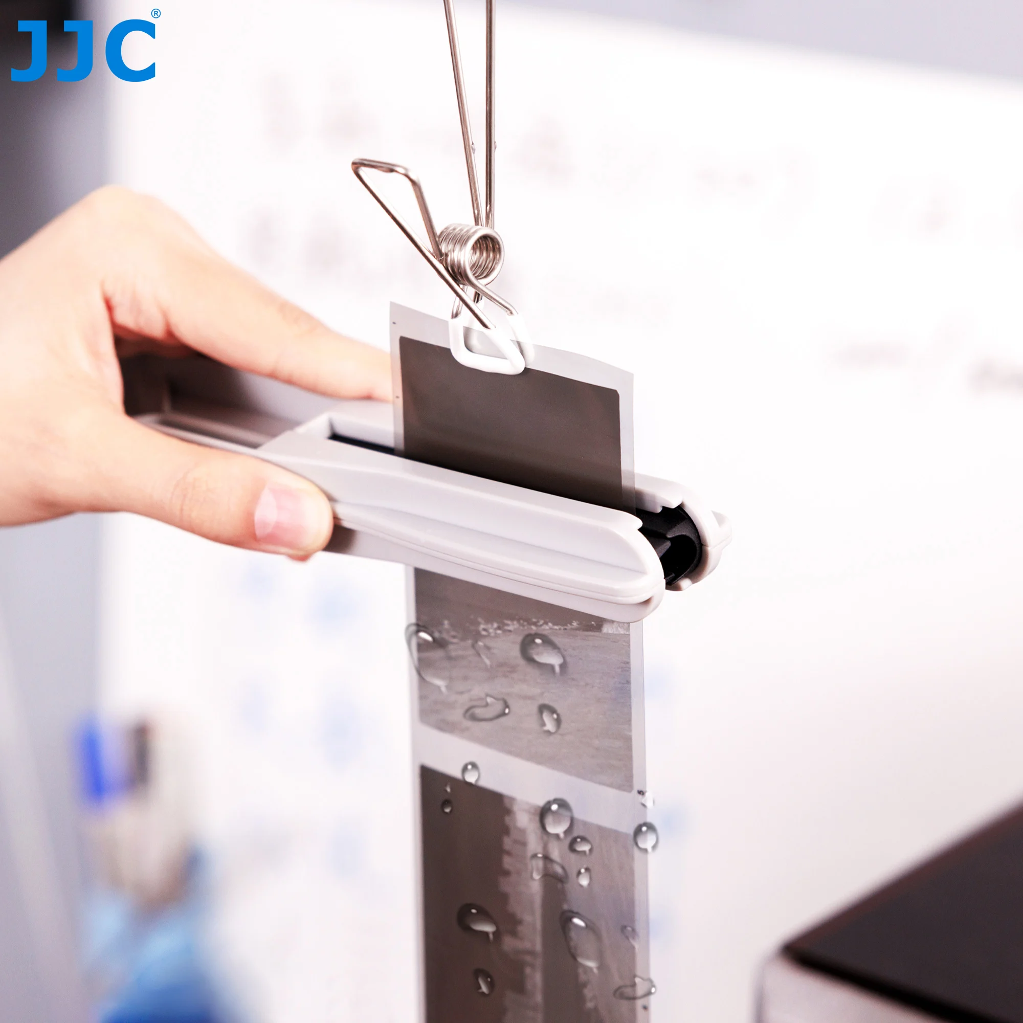 JJC-escurridor de película de cámara para 135, 120, película negativa, 35mm, herramientas de película de agua con dos correas de silicona, equipo de película - imagen 2