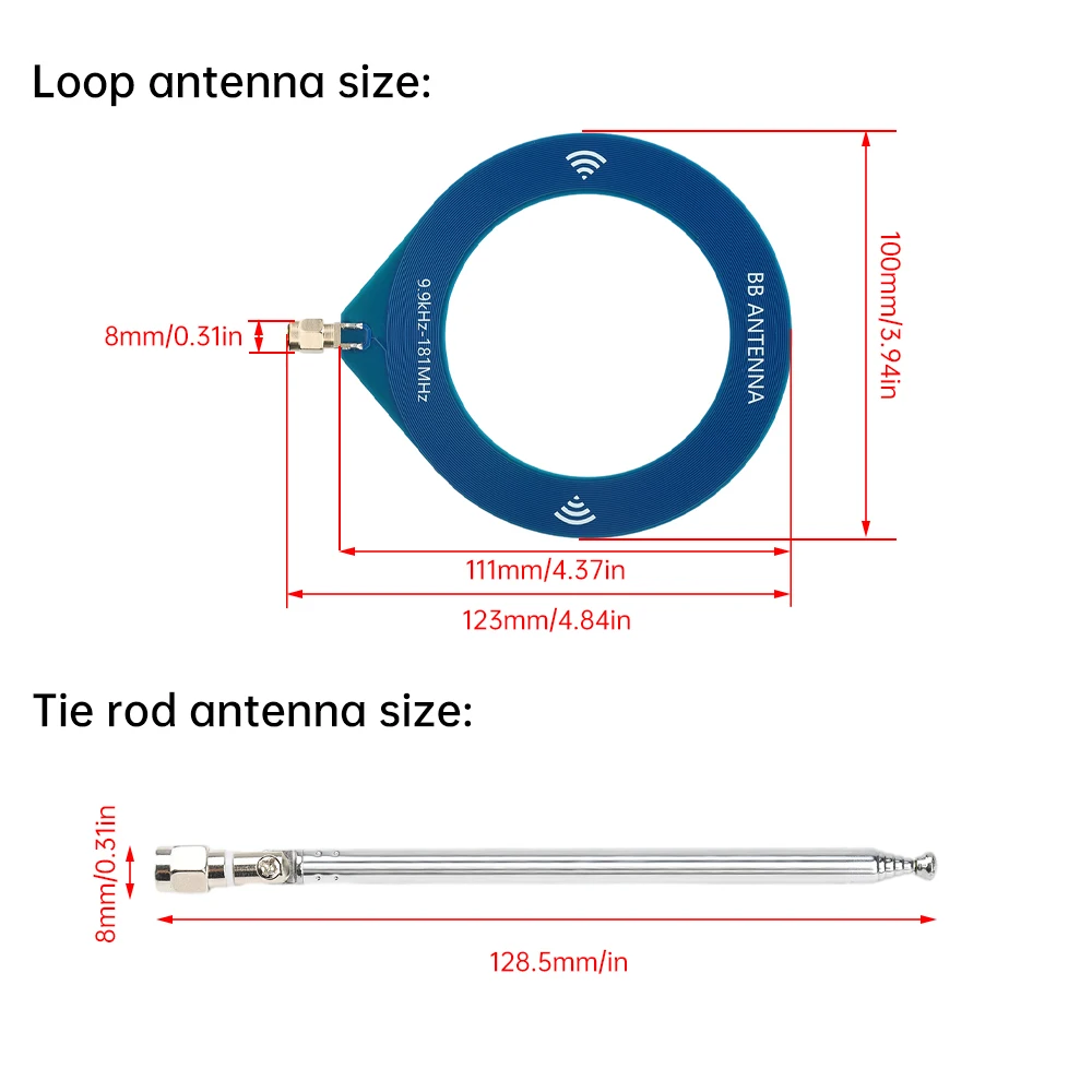 Versión V3 ATS Mini Case SI4732 0,5-108MHz bolsillo SSB Mini Radio de onda corta LSB USB AM FM receptor de Radio de todas las bandas - imagen 4
