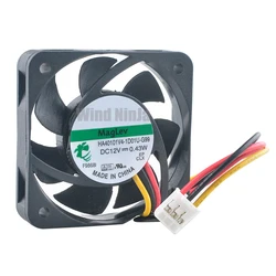 Ventilador Silencioso 40x40mm DC12V para Fuente de Alimentación