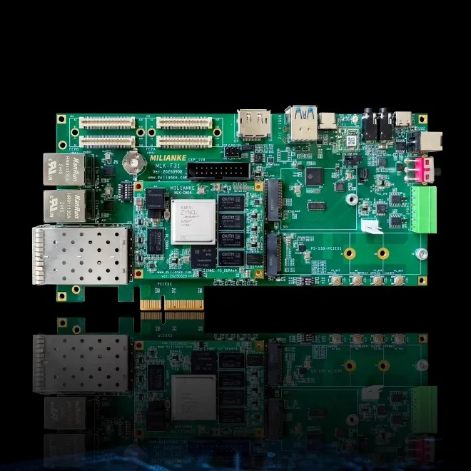 Milinker MLK F31 CM08: Placa FPGA Xilinx MPSoC con soporte Linux para desarrollo integrado - imagen 2