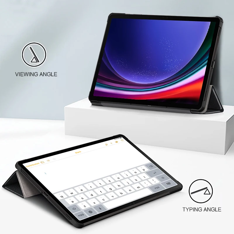 Funda HUWEI para Samsung Galaxy Tab S9 11 "SM-X710 SM-X716B SM-X718U funda con soporte abatible para Tab S9 Plus S9 Ultra funda inteligente para tableta - imagen 3